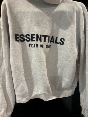 Essentials Fear of God Hoodie Light Oatmeal size Small like new